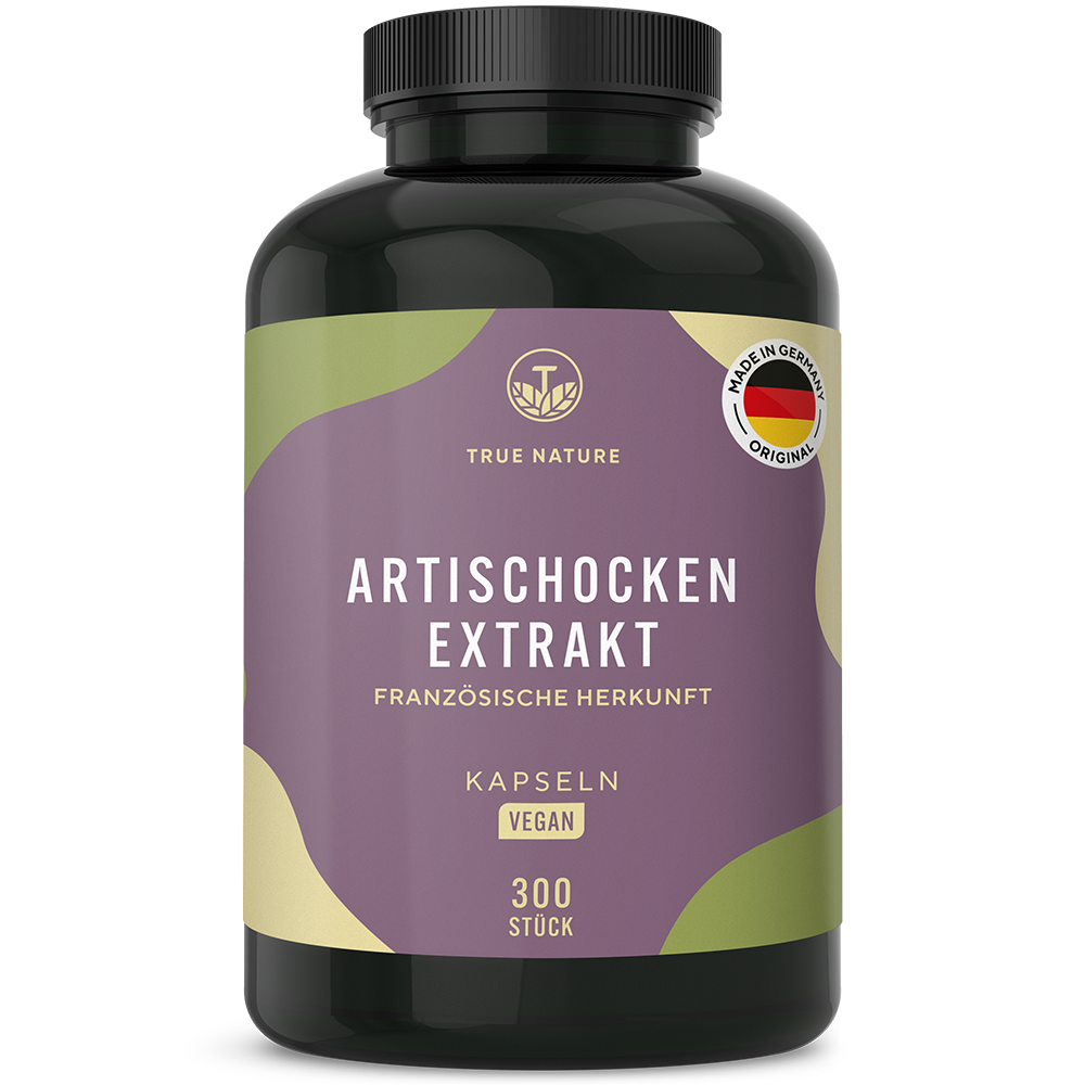 Artischocken Extrakt Kapseln Vitamine & Nahrungsergänzungsmittel True Nature 2.5 Monate 300 Kapseln