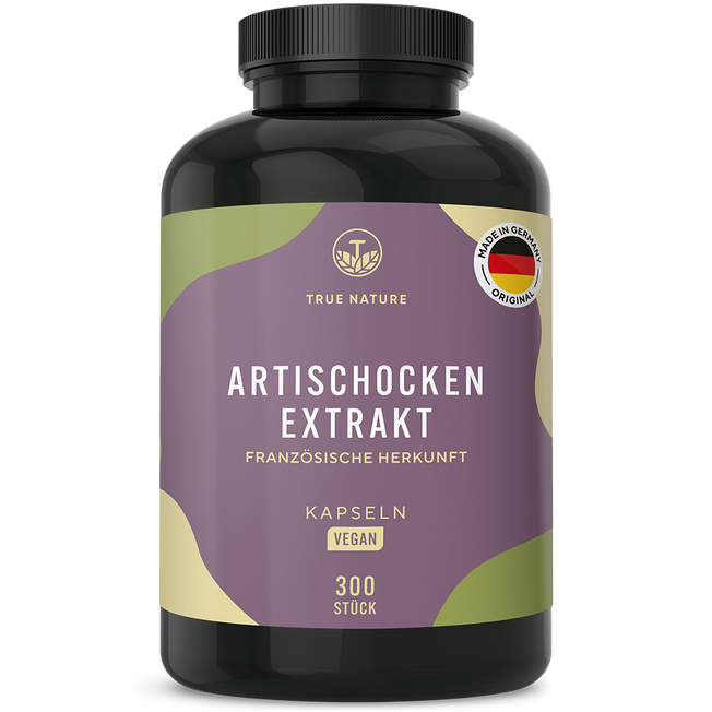 Artischocken Extrakt Kapseln Vitamine & Nahrungsergänzungsmittel True Nature 2.5 Monate 300 Kapseln