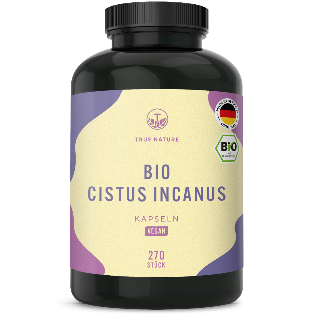 Bio Cistus Incanus Kapseln Vitamine & Nahrungsergänzungsmittel True Nature 3 Monate