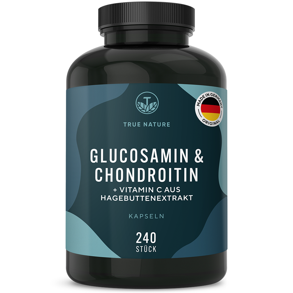 Glucosamin Chondroitin hochdosierte Kapseln True Nature 2 Monate