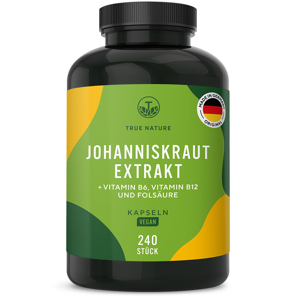 Johanniskraut Extrakt Kapseln True Nature 6 Monate