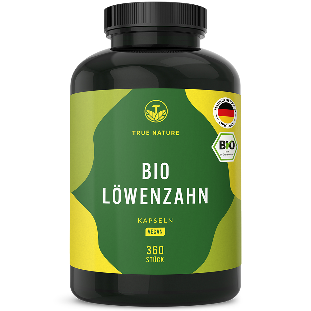 Bio Löwenzahnextrakt Kapseln Vitamine & Nahrungsergänzungsmittel True Nature 4 Monate