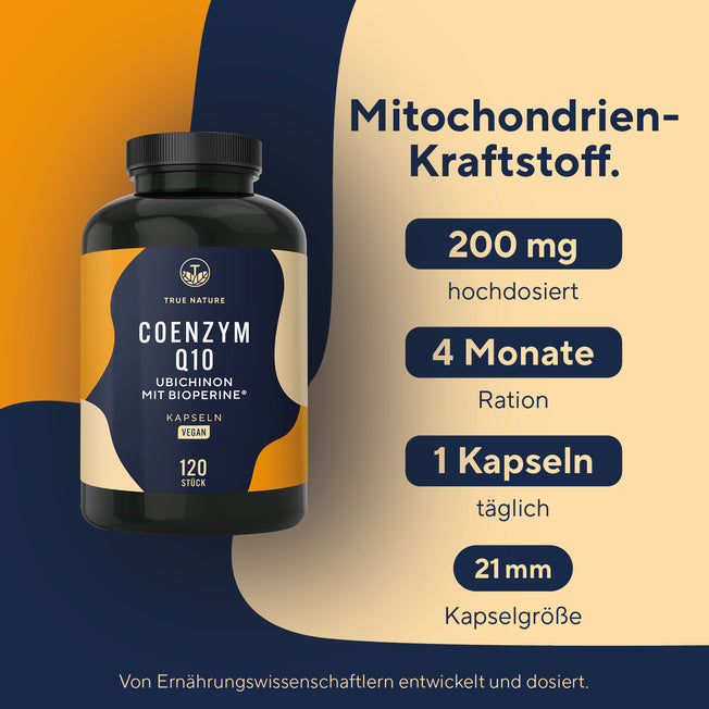 Coenzym Q10 Kapseln Gesundheit & Schönheit > Vitamine & Nahrungsergänzungsmittel > Beauty & Anti-Aging > Zellschutz & Coenzyme > Coenzym Q10 Nahrungsergänzungsmittel > Coenzym Q10 Ubichinon Kapseln True Nature