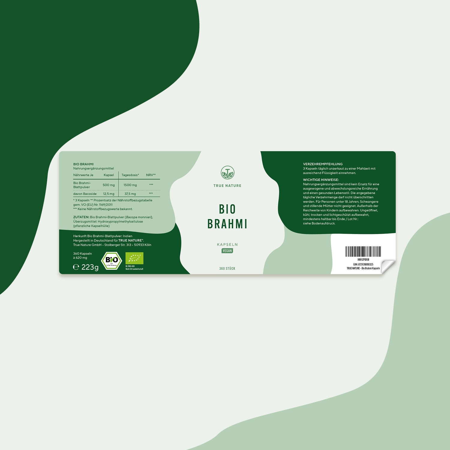 Bio Brahmi Kapseln Vitamine & Nahrungsergänzungsmittel True Nature