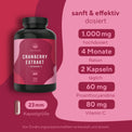 Cranberry Extrakt Kapseln Vitamine & Nahrungsergänzungsmittel True Nature