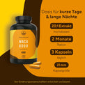 Maca 8000 Gold Kapseln  True Nature   