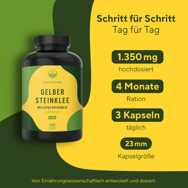 Steinklee Kapseln Vitamine & Nahrungsergänzungsmittel True Nature