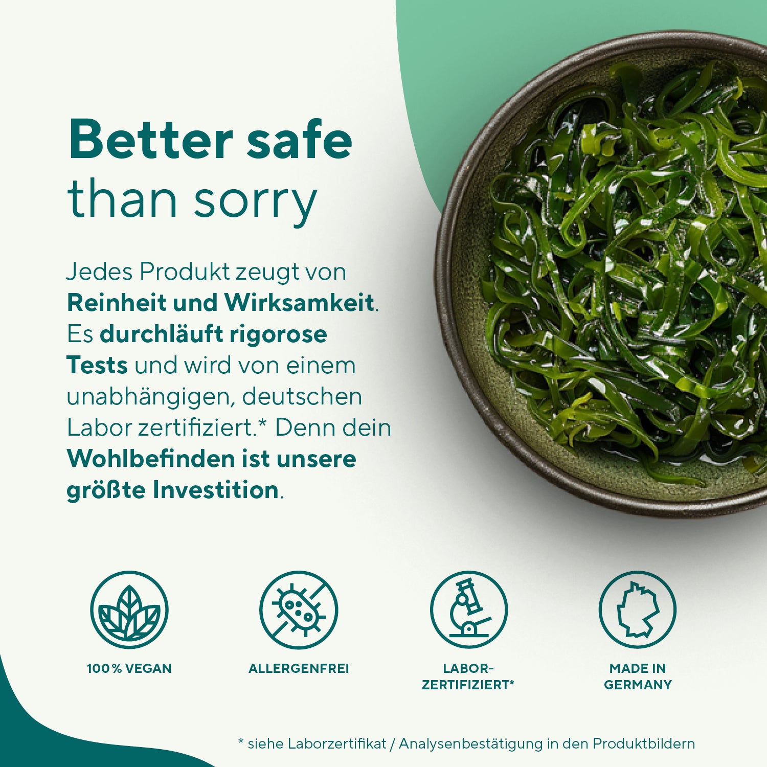 Omega 3 Kapseln - Vegan aus Algenöl Vitamine & Nahrungsergänzungsmittel True Nature   