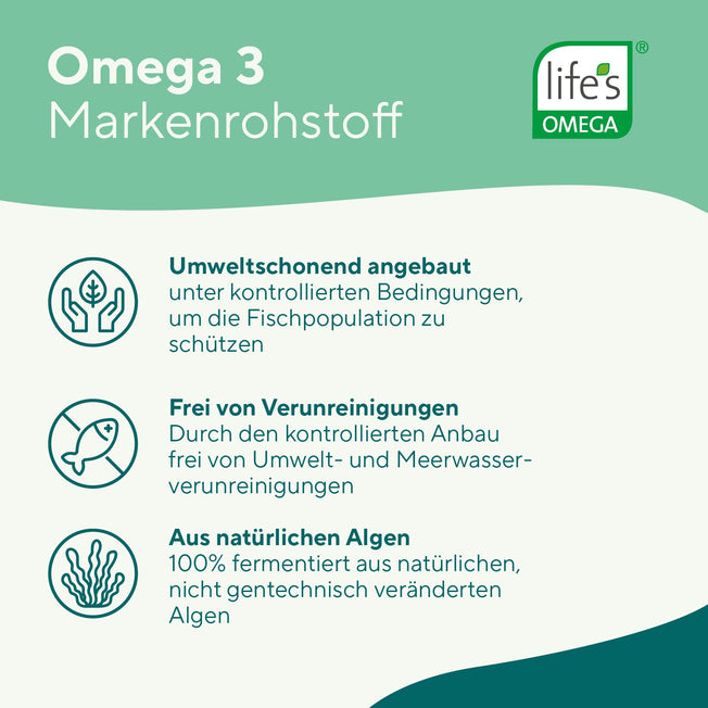 Omega 3 Kapseln - Vegan aus Algenöl Vitamine & Nahrungsergänzungsmittel True Nature