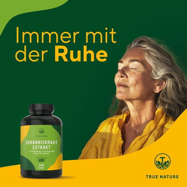 Johanniskraut Extrakt Kapseln True Nature