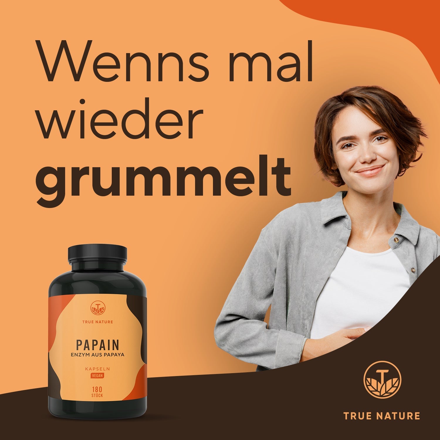 Papain Kapseln Vitamine & Nahrungsergänzungsmittel True Nature