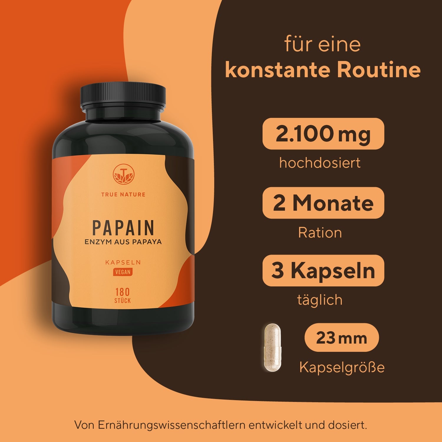 Papain Kapseln Vitamine & Nahrungsergänzungsmittel True Nature
