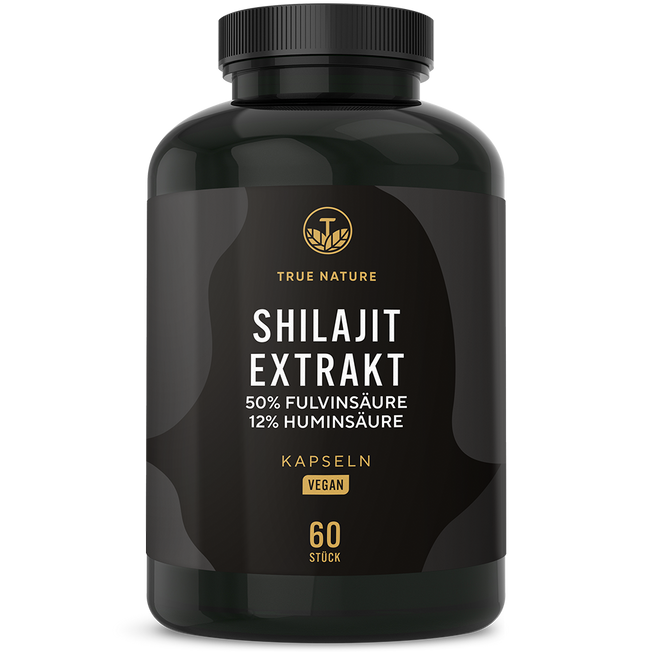 Shilajit Extrakt Kapseln Gesundheit & Schönheit > Vitamine & Nahrungsergänzungsmittel > Energie & Vitalität > Pflanzliche Adaptogene > Shilajit Nahrungsergänzungsmittel > Shilajit Extrakt Kapseln True Nature 2 Monate